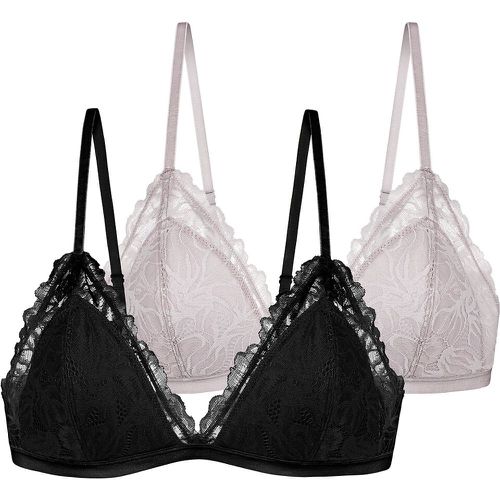 Pack of 2 Trisha Bralettes in Lace - Dorina - Modalova