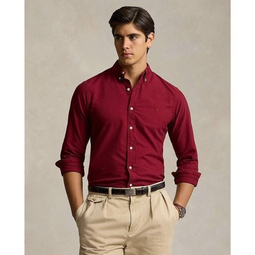 Garment Dyed Oxford Shirt in Cotton and Regular Fit - Polo Ralph Lauren - Modalova