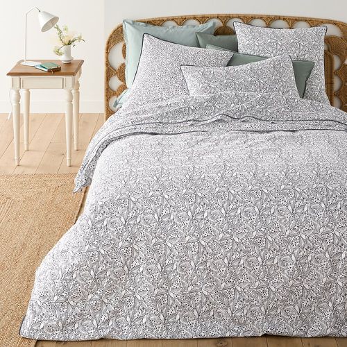 Leafbird Floral 100% Washed Cotton Duvet Cover - LA REDOUTE INTERIEURS - Modalova