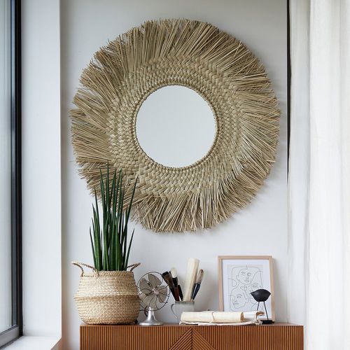 Loull 102cm Diameter Sunburst Straw Mirror - LA REDOUTE INTERIEURS - Modalova