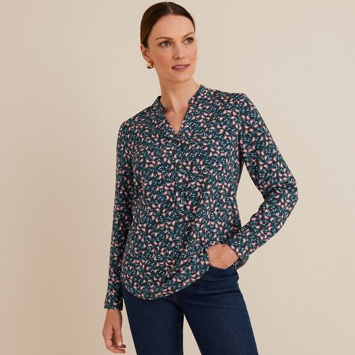 Floral V-Neck Blouse with Long Sleeves - Anne weyburn - Modalova