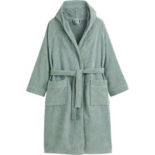 Hooded 100% Cotton Velour Bathrobe - LA REDOUTE INTERIEURS - Modalova