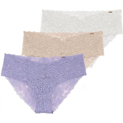 Pack of 3 Lana Recycled Full Knickers in Lace - Dorina - Modalova