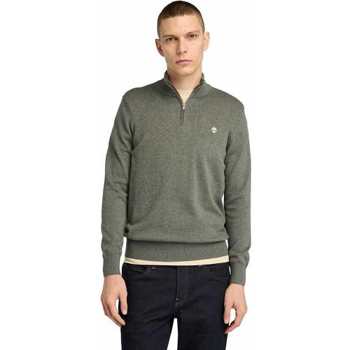 Cotton Regular Fit Jumper with Half Zip - Timberland - Modalova