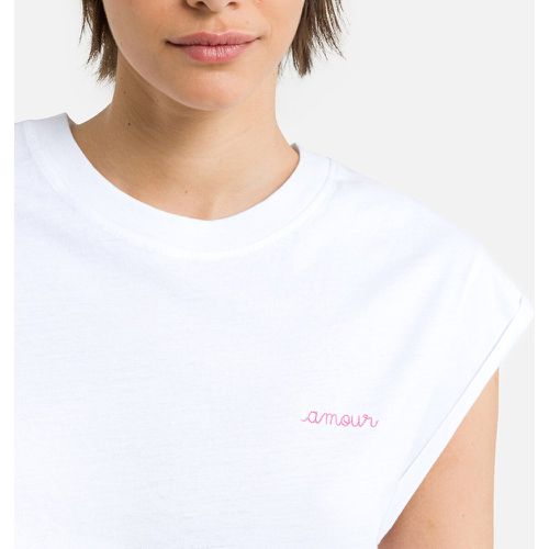 Organic Cotton T-Shirt with Crew Neck and Short Sleeves - MAISON LABICHE - Modalova