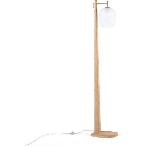 Navida Metal, Oak & Frosted Glass Floor Lamp - LA REDOUTE INTERIEURS - Modalova