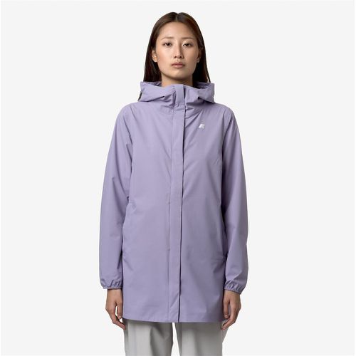 Sophie Eco Stretch Dot V Recycled Mid-Length Hooded Windbreaker - K-way - Modalova