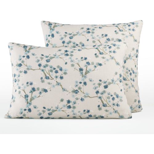 Nagoya Floral Cotton & Hemp Pillowcase - AM.PM - Modalova