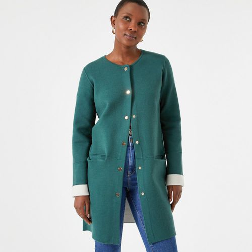 Long Fine Knit Cardigan with Button Fastening - Anne weyburn - Modalova