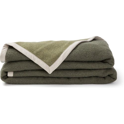 Morzine Two-Tone 100% Wool Blanket - LA REDOUTE INTERIEURS - Modalova