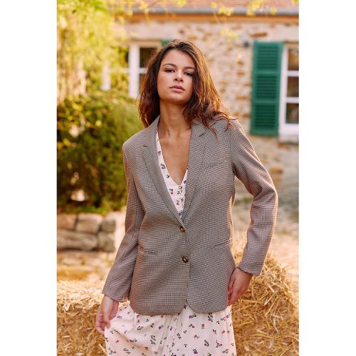 Victorya Houndstooth Check Blazer - LA PETITE ETOILE - Modalova