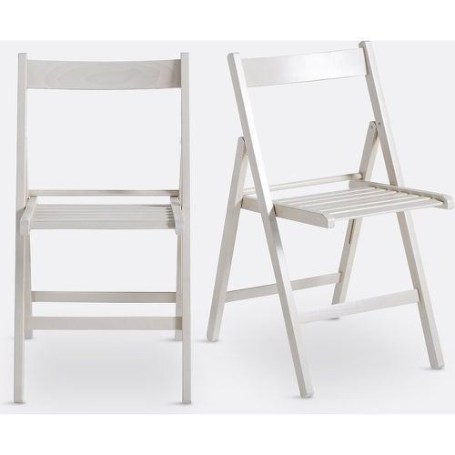 Set of 2 Yann Solid Beech Folding Chairs - SO'HOME - Modalova