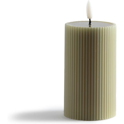 Caspar 15.5cm High Ribbed Wax LED Candle - LA REDOUTE INTERIEURS - Modalova