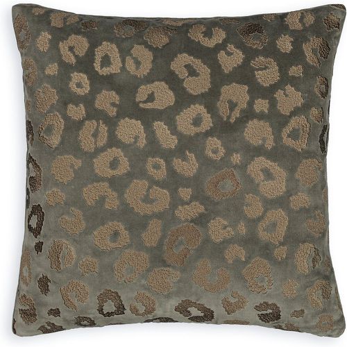 Thelma 45 x 45cm Embroidered Leopard Print 100% Cotton Cushion Cover - LA REDOUTE INTERIEURS - Modalova