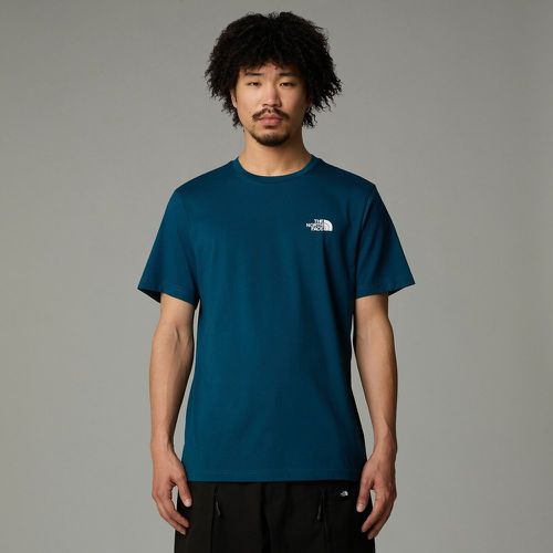 Simple Dome T-Shirt in Cotton Blend with Small Logo Print - The North Face - Modalova