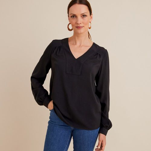 V-Neck Blouse with Long Sleeves - Anne weyburn - Modalova