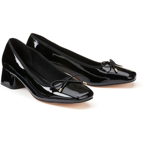 Patent Heeled Ballet Pumps - LA REDOUTE COLLECTIONS - Modalova