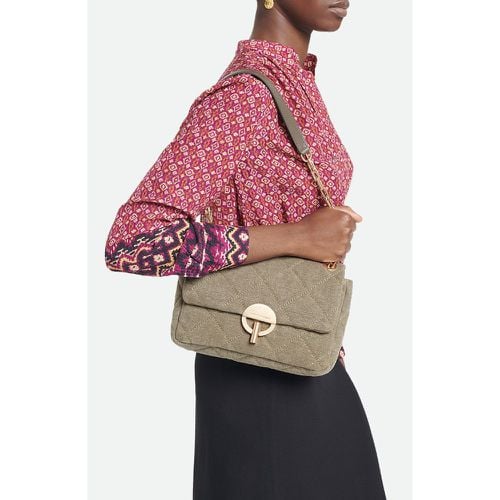 Moon Crossbody Bag in Quilted Linen - VANESSA BRUNO - Modalova