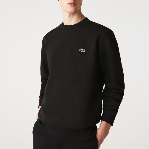 Cotton Mix Sweatshirt with Crew Neck - Lacoste - Modalova