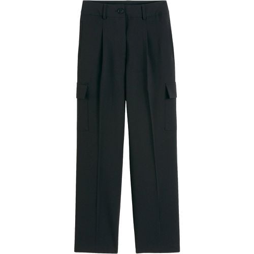 Straight High Waist Trousers with Cargo Pockets - LA REDOUTE COLLECTIONS - Modalova