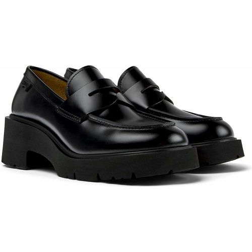 Milah Leather Heeled Loafers - Camper - Modalova