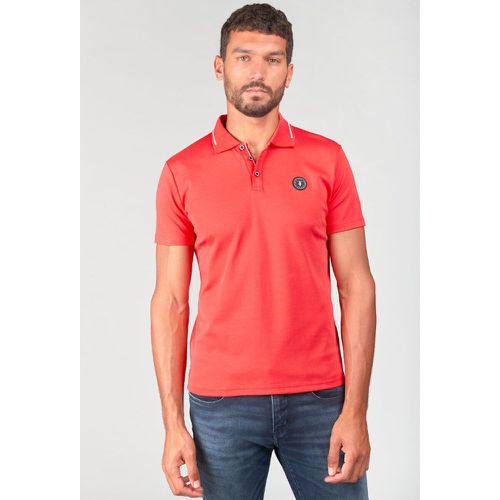 Aron Tipped Polo Shirt in Cotton with Short Sleeves - LE TEMPS DES CERISES - Modalova