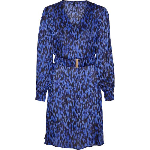 Animal Print Mini Dress with Belt - Vero Moda - Modalova