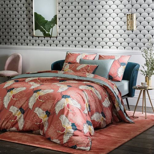 Grues 100% Cotton Percale 180 Thread Count Duvet Cover - LA REDOUTE INTERIEURS - Modalova