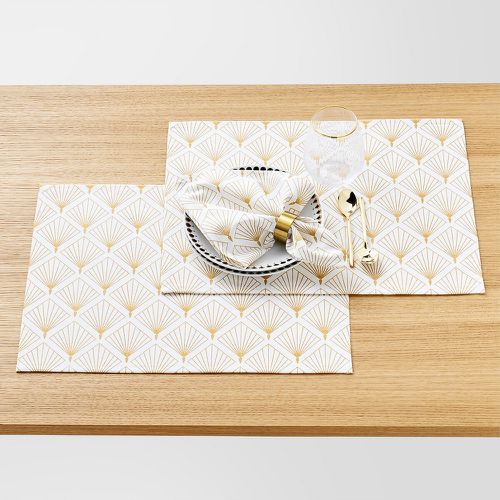 Set of 2 Tallinn Geometric Table Mats - LA REDOUTE INTERIEURS - Modalova