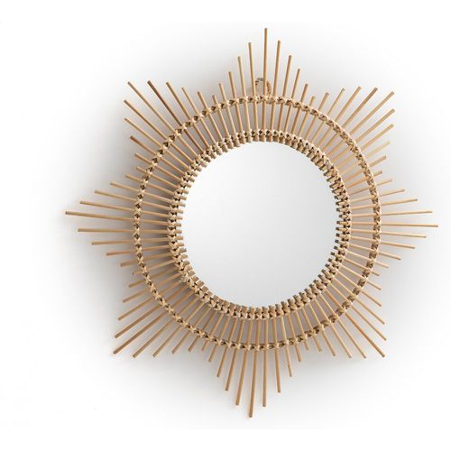 Nogu Curved Sunburst Bamboo Mirror - LA REDOUTE INTERIEURS - Modalova