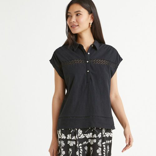 Cotton Polo Shirt with Short Sleeves - Anne weyburn - Modalova