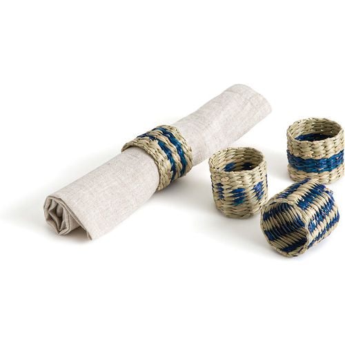 Set of 4 Jakar Woven Grass Napkin Rings - LA REDOUTE INTERIEURS - Modalova