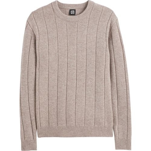 Wool Crew Neck Jumper in Chunky Knit - LA REDOUTE COLLECTIONS - Modalova