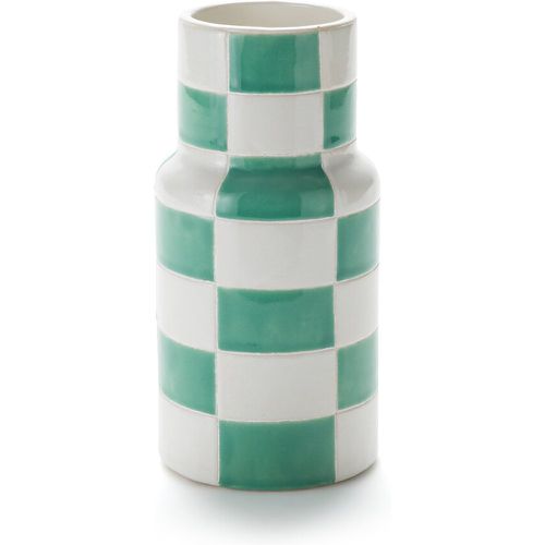 Sekmo Checked 23cm High Earthenware Vase - LA REDOUTE INTERIEURS - Modalova