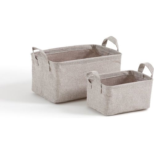 Set of 2 Lihoa Small Linen-Effect Baskets - LA REDOUTE INTERIEURS - Modalova