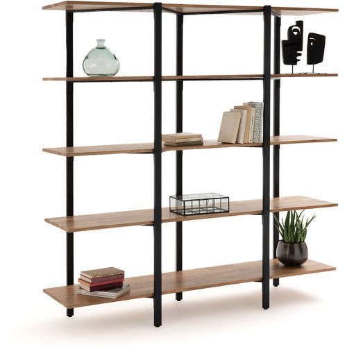 Hiba Large Solid Oak and Steel Shelving Unit - LA REDOUTE INTERIEURS - Modalova