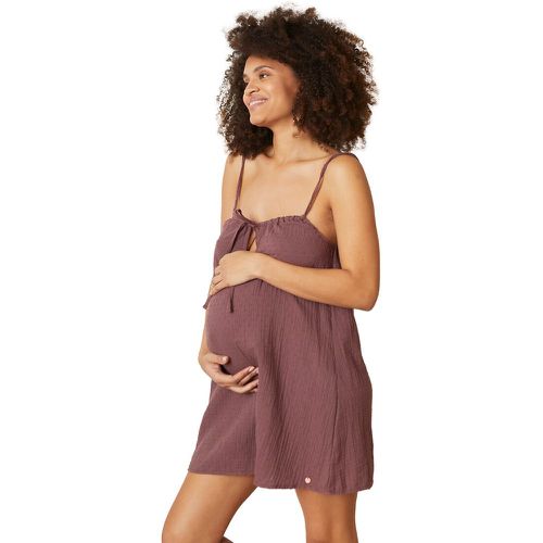 Trousseau Maternity Nightie in Organic Cotton Muslin - Cache Coeur - Modalova