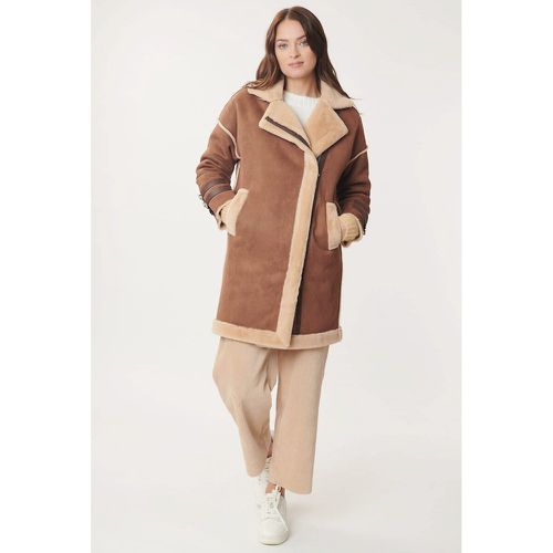 Cila Short Coat in Shearling Faux Fur - DERHY - Modalova