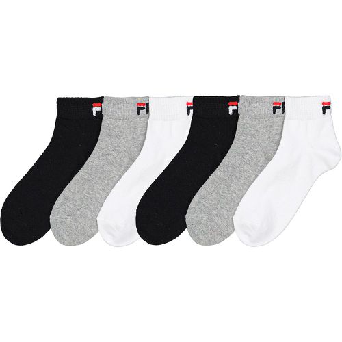Pack of 6 Pairs of Trainer Socks in Cotton Mix - Fila - Modalova