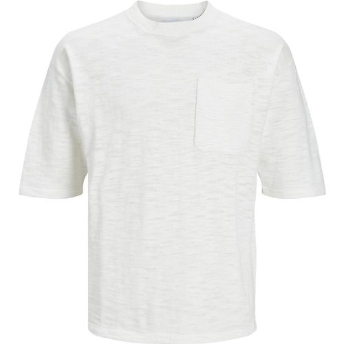 Cotton Loose Fit T-Shirt with Breast Pocket - jack & jones - Modalova