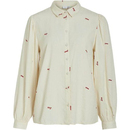 Embroidered Blouse - Vila - Modalova