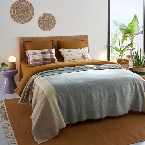 Palmilla Checked 100% Cotton Rectangular Cushion Cover - LA REDOUTE INTERIEURS - Modalova