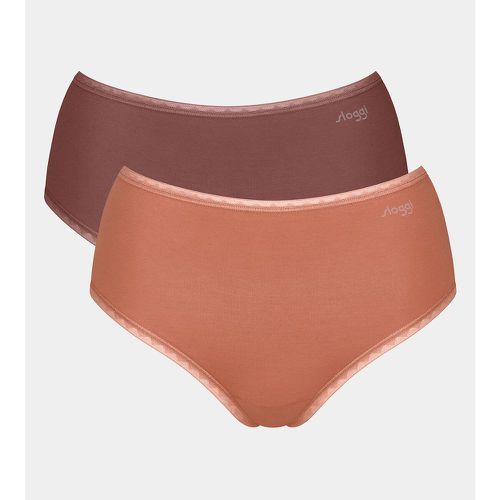 Pack of 2 GO Knickers with High Waist in Cotton - Sloggi - Modalova