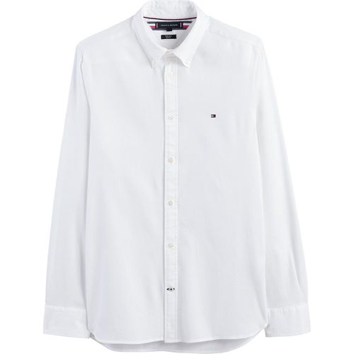 Flex Dobby Cotton Shirt with Button-Down Collar - Tommy Hilfiger - Modalova