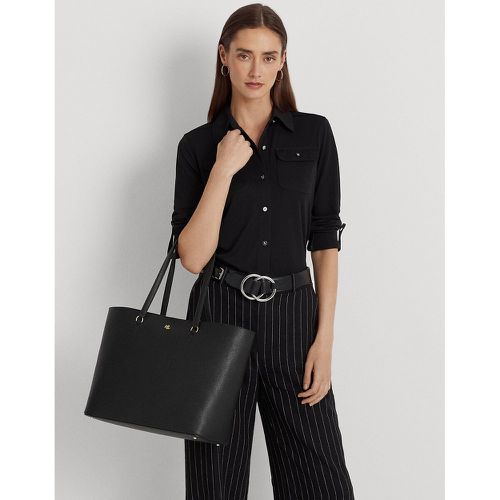 Karly Leather Tote Bag - Lauren Ralph Lauren - Modalova