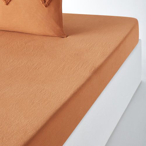 Assa Plain Cotton Fitted Sheet for Deep Mattresses (30cm) - LA REDOUTE INTERIEURS - Modalova