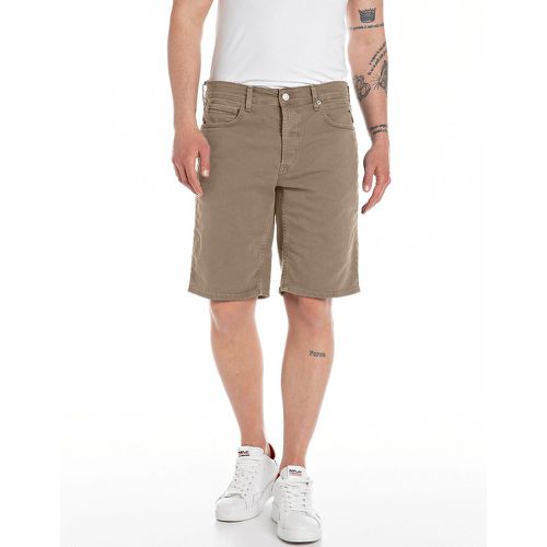 Grover Cotton Straight Shorts - Replay - Modalova