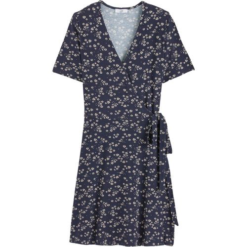 Floral Mini Wrapover Dress - LA REDOUTE COLLECTIONS - Modalova