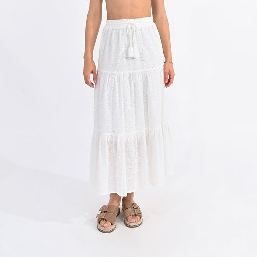 Embroidered Cotton Maxi Skirt - MOLLY BRACKEN - Modalova
