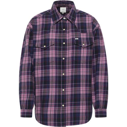 Checked Cotton Blouse - Lee - Modalova